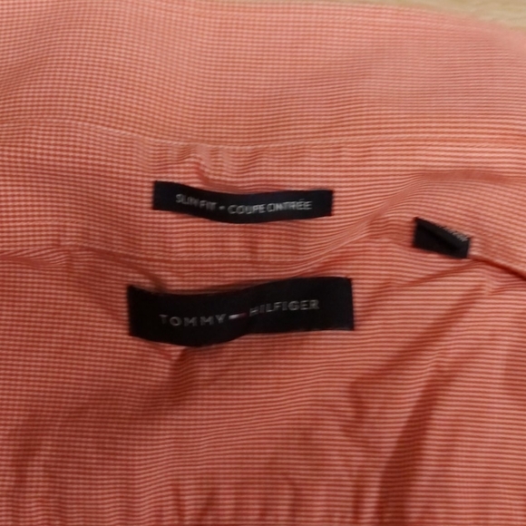 Tommy Hilfiger pink button up shirt - Picture 5 of 5